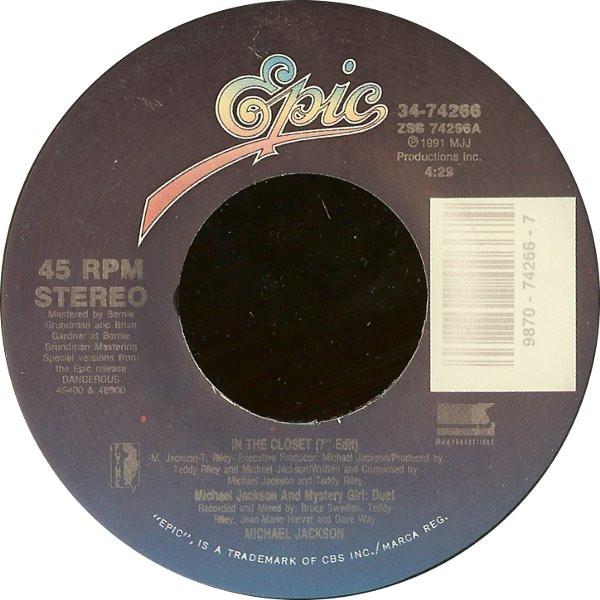 Michael Jackson, Mystery Girl - In The Closet