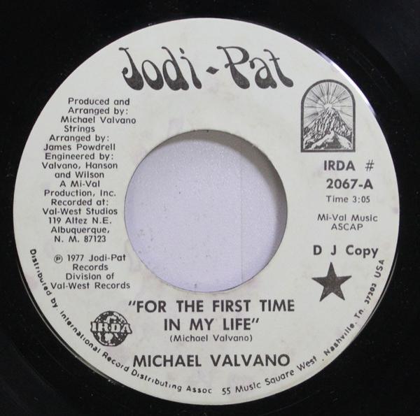 Michael Valvano - For The First Time In My Life