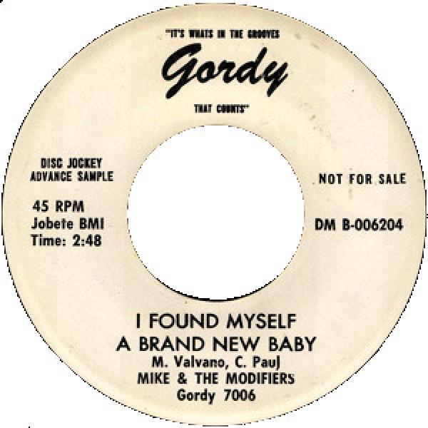 Mike & The Modifiers - I Found Myself A Brand New Baby / It's Too Bad