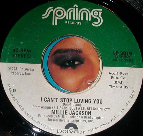 Millie Jackson - I Can't Stop Loving You / Loving You