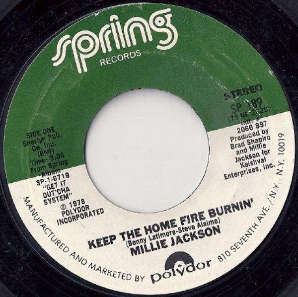 Millie Jackson - Keep The Home Fire Burnin' / Logs And Thangs