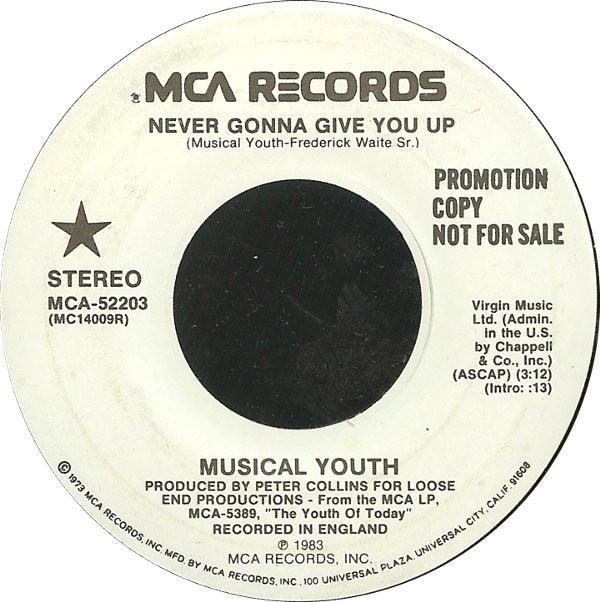 Musical Youth - Never Gonna Give You Up