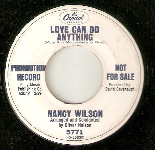 Nancy Wilson - I'll Make A Man of The Man / Love Can Do Anything