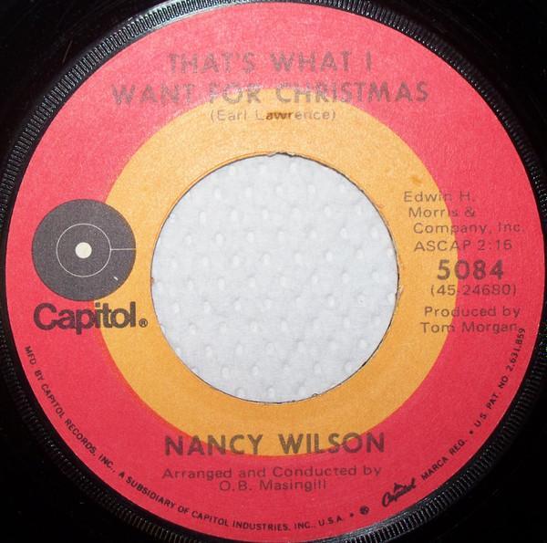 Nancy Wilson - That's What I Want For Christmas