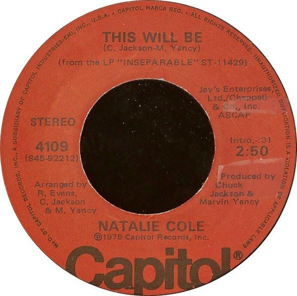Natalie Cole - This Will Be