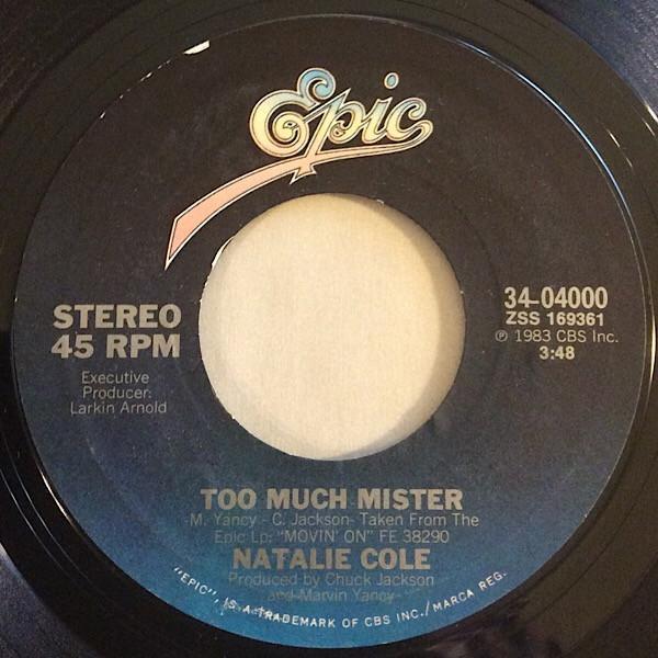 Natalie Cole - Too Much Mister