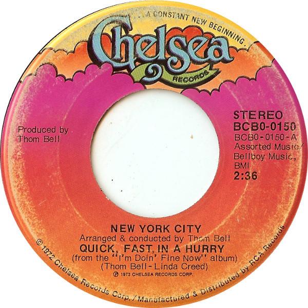 New York City - Quick, Fast, In A Hurry