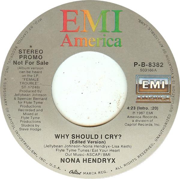Nona Hendryx - Why Should I Cry?