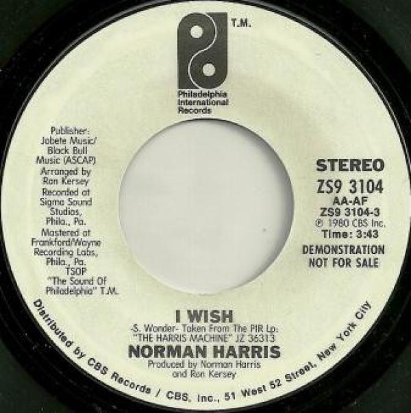 Norman Harris - I Wish