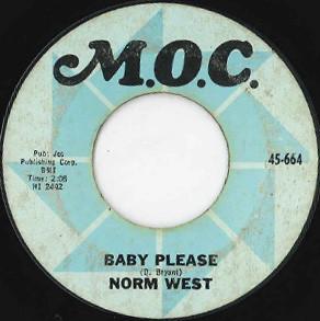 Norman West - Baby Please / Hey Little Girl