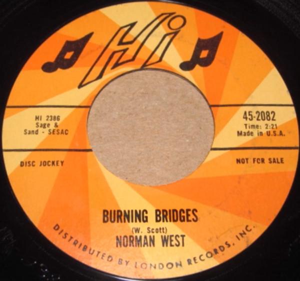Norman West - Burning Bridges / Five Pages Of Heartaches