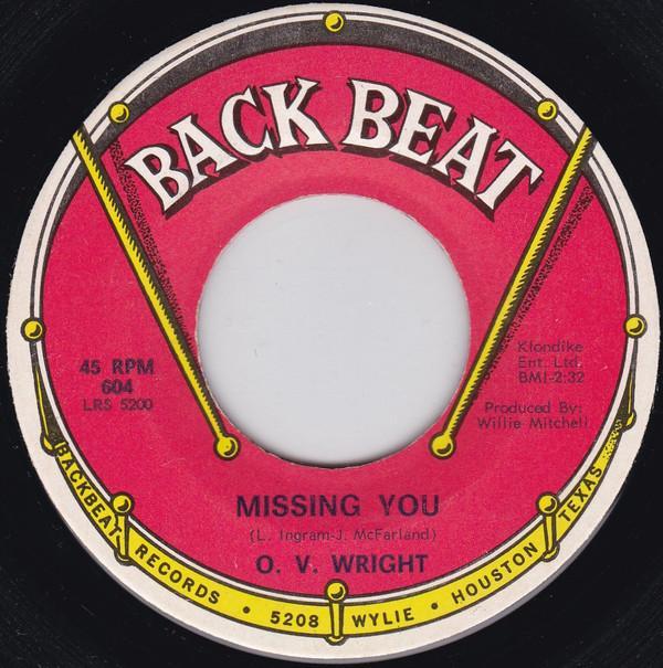 O.V. Wright - Missing You