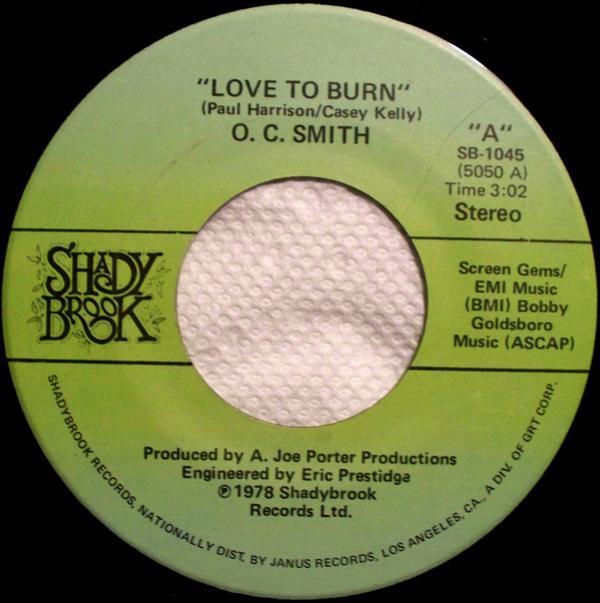 OC Smith - Love To Burn
