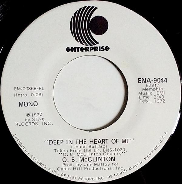Obie McClinton - Deep In The Heart Of Me