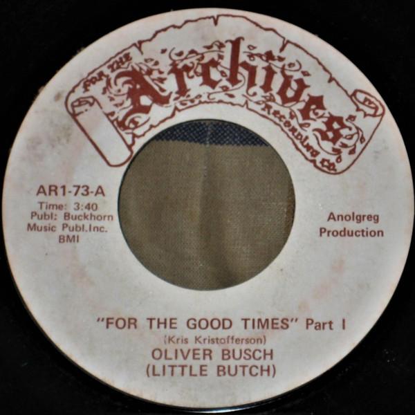 Oliver Busch (3) - For The Good Times