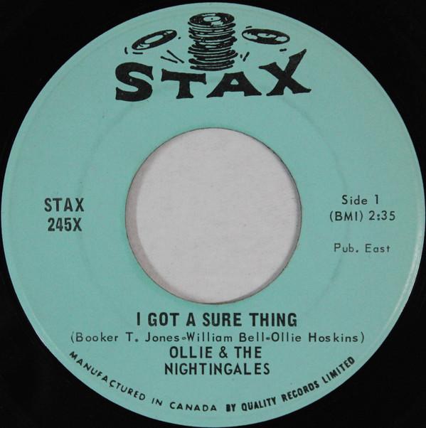 Ollie & The Nightingales - I Got A Sure Thing / Girl, You Have My Heart Singing