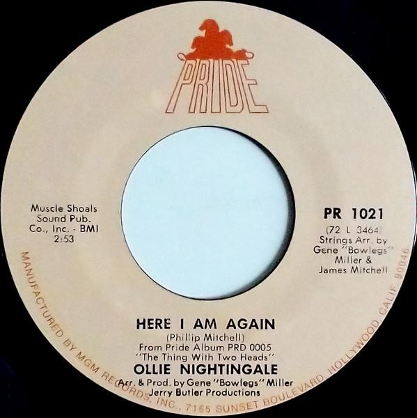 Ollie Nightingale - Here I Am Again / A Good Woman At Home (Is Better Than Two In The Streets)