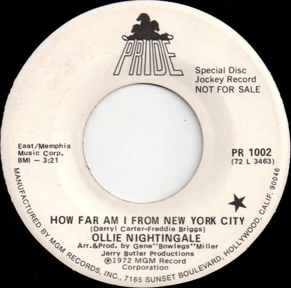 Ollie Nightingale - How Far Am I From New York City / May The Best Man Win
