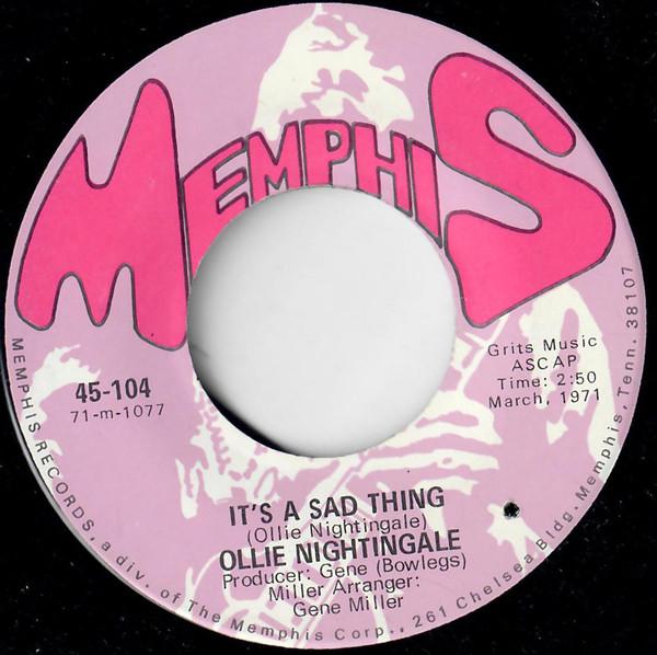 Ollie Nightingale - It's A Sad Thing