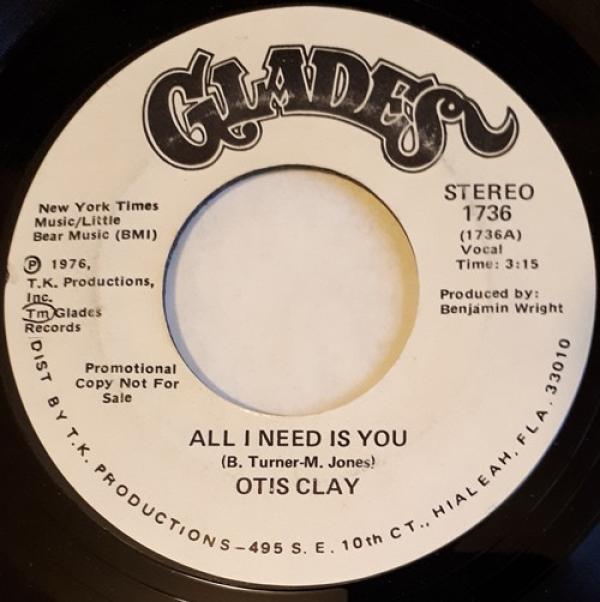 Otis Clay - All I Need Is You