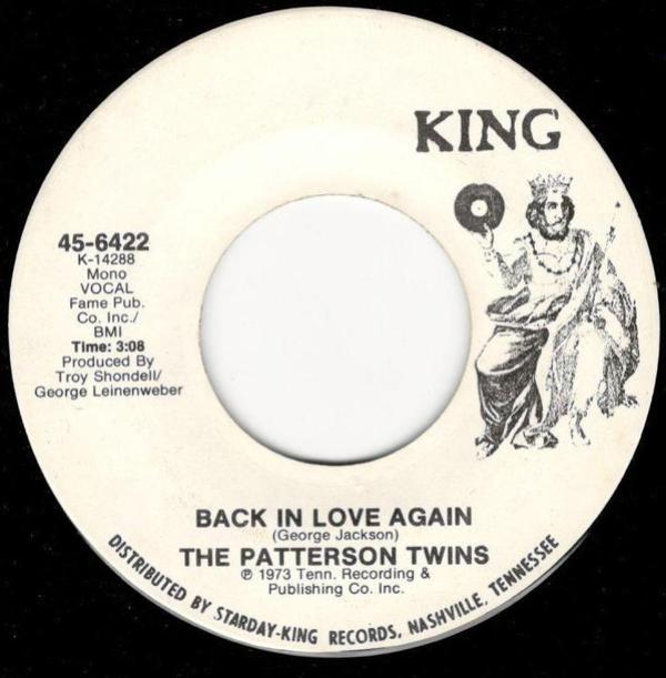 Patterson Twins - Back In Love Again
