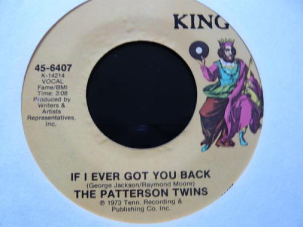 Patterson Twins - If Ever I Got You Back