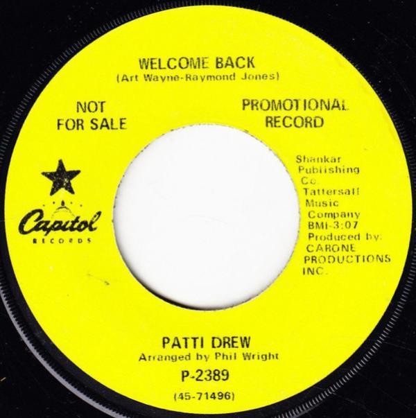 Patti Drew - Welcome Back / I've Been Here All The Time