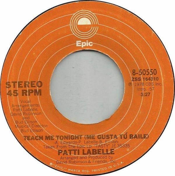 Patti LaBelle - Teach Me Tonight (Me Gusta Tu Baile) / Quiet Time