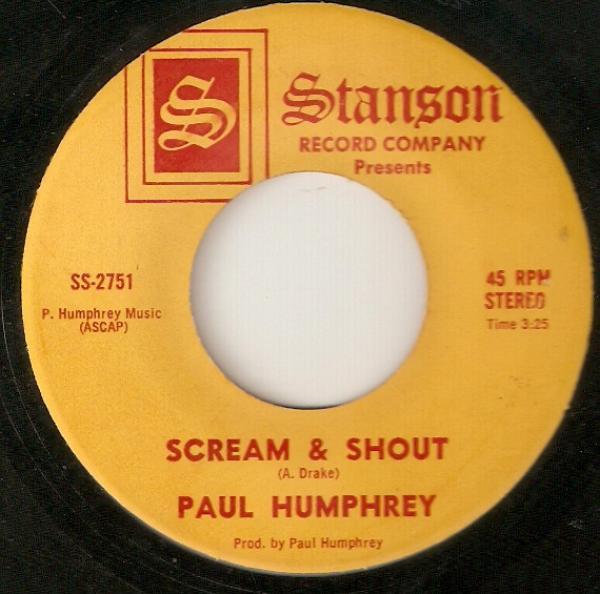 Paul Humphrey - Scream & Shout / Here To Stay