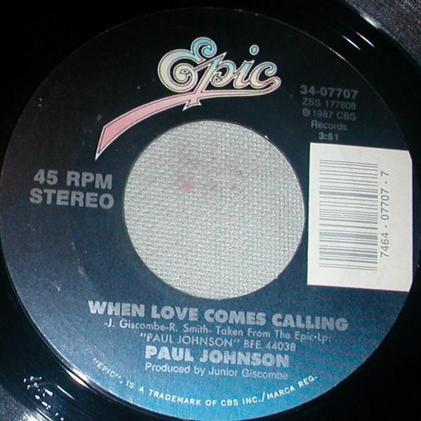 Paul Johnson (2) - When Love Comes Calling