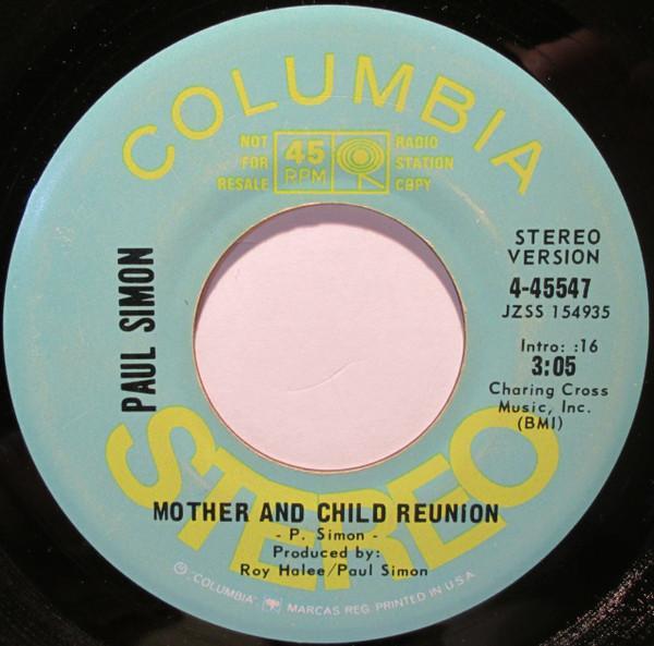 Paul Simon - Mother And Child Reunion