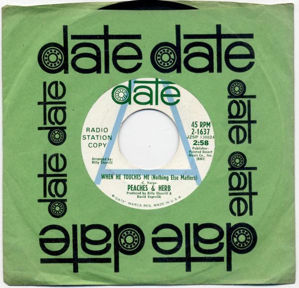 Peaches & Herb - When He Touches Me (Nothing Else Matters) / Thank You