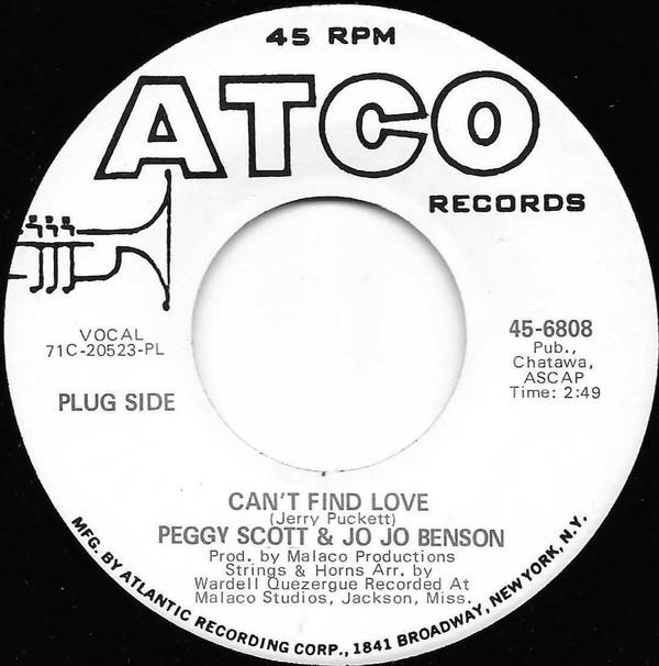 Peggy Scott & Jo Jo Benson - We Will Always Be Together / Can't Find Love