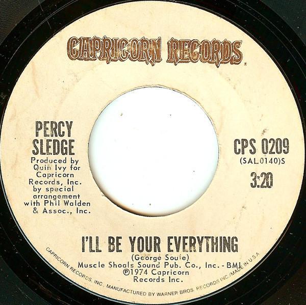 Percy Sledge - I'll Be Your Everything / Blue Water