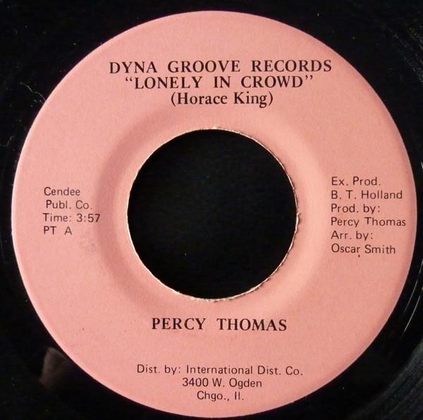 Percy Thomas  - Lonely In A Crowd / Hey Love