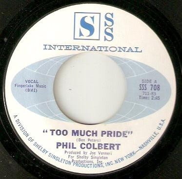 Phil Colbert - Too Much Pride