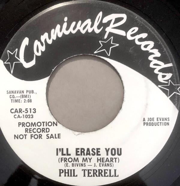 Phil Terrell - I'll Erase You (From My Heart)