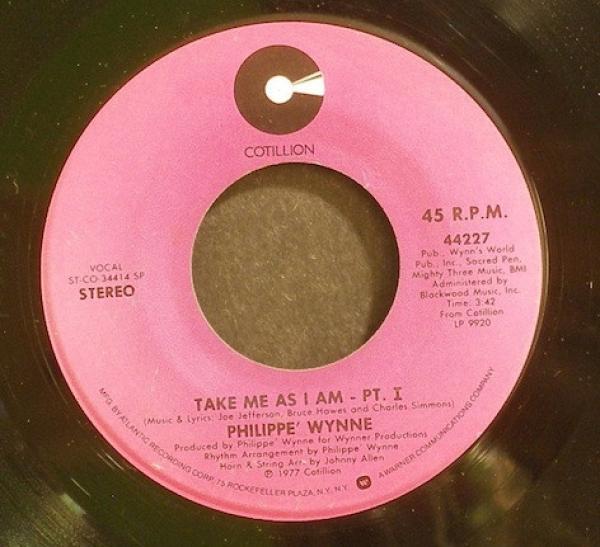 Philippe Wynne - Take Me As I Am - Pt. I & Pt. II