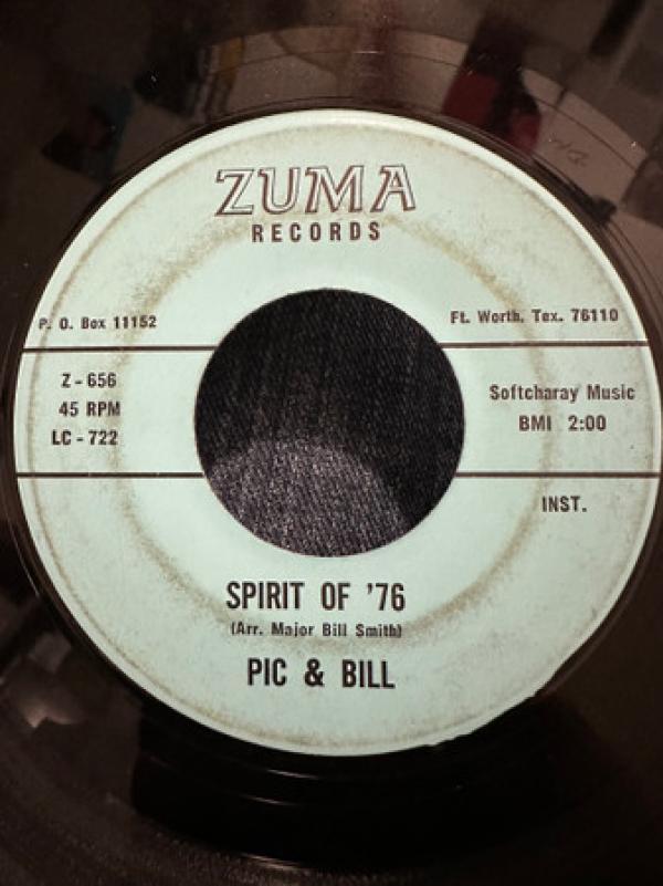 Pic And Bill - All I Want Is You / Spirit Of ‘76