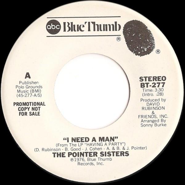 Pointer Sisters - I Need A Man