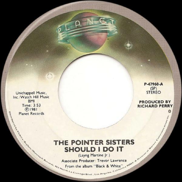 Pointer Sisters - Should I Do It