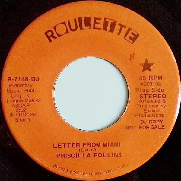 Priscilla Rollins - Letter From Miami