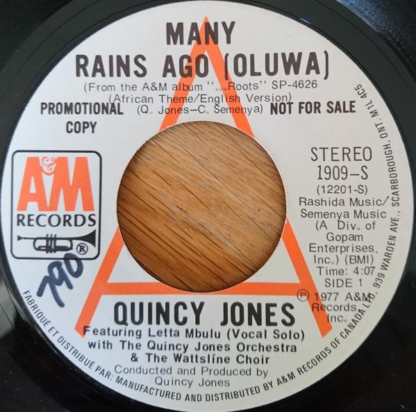 Quincy Jones - Many Rains Ago (Oluwa) / Roots Medley