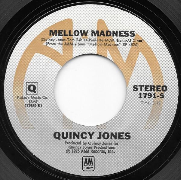 Quincy Jones - Mellow Madness / Paranoid
