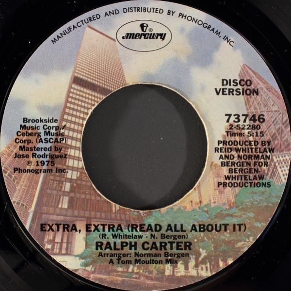 Ralph Carter - Extra, Extra (Read All About It)