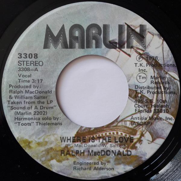 Ralph MacDonald - Where Is The Love / Calypso Breakdown