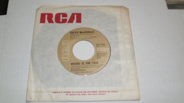 Ralph MacDonald - Where Is The Love / Calypso breakdown