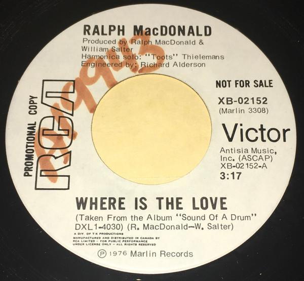 Ralph MacDonald - Where Is The Love