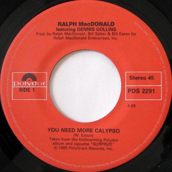 Ralph MacDonald - You Need More Calypso