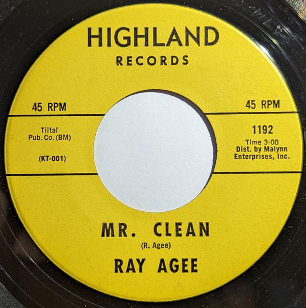 Ray Agee - Mr. Clean / Keep Smiling